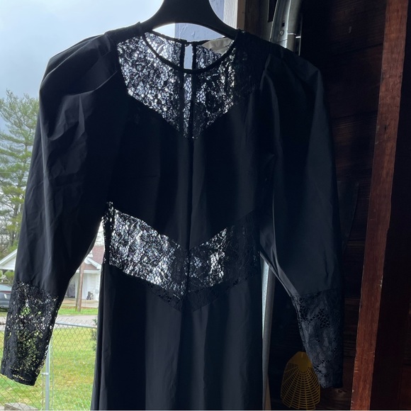 H&M Conscious Lace Trimmed Dress New with tags! - Picture 9 of 14